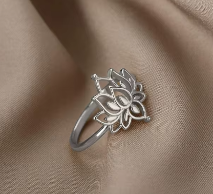 Flor de Lótus - Anel delicado