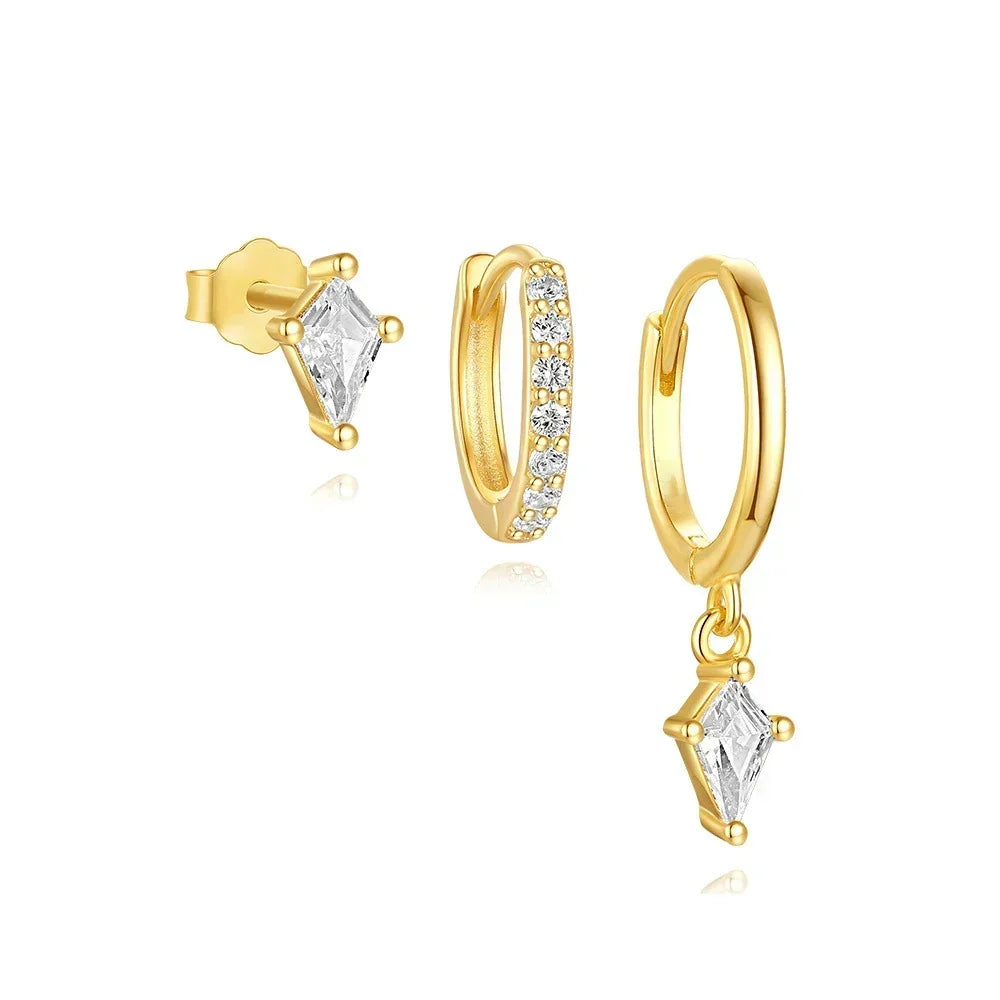 Azaria – Conjunto de brincos com pendente