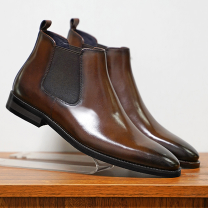 Jeremy - Formal Leather Chelsea Boots for Men