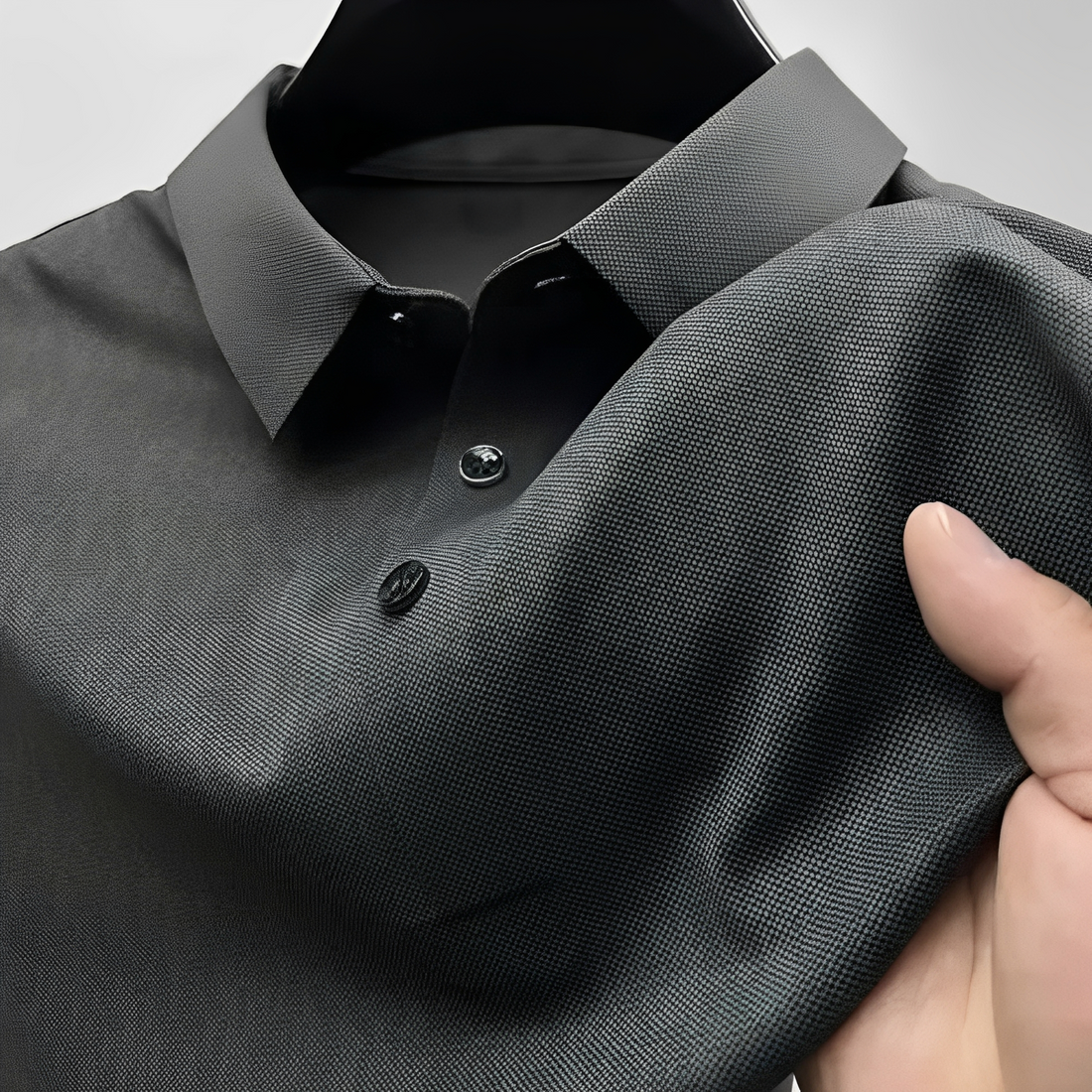Zack - Camisa polo casual com padrão para homens