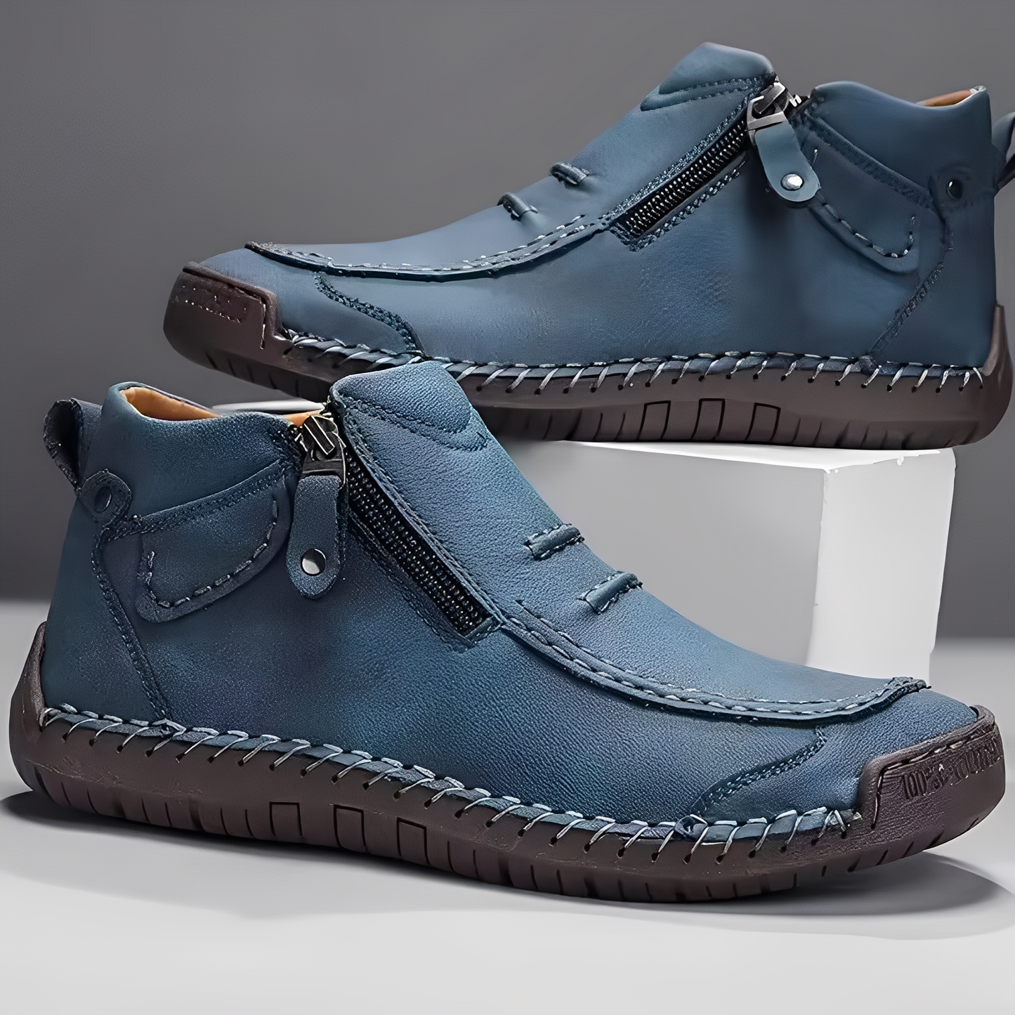 Ferdie - Sapatos de Conforto Modernos com Fecho para Homens