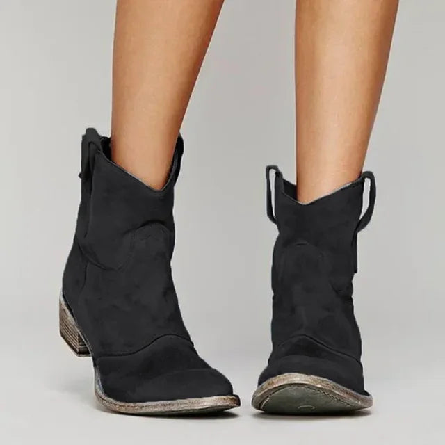 Jasmine - Botas até o tornozelo no estilo Western moderno