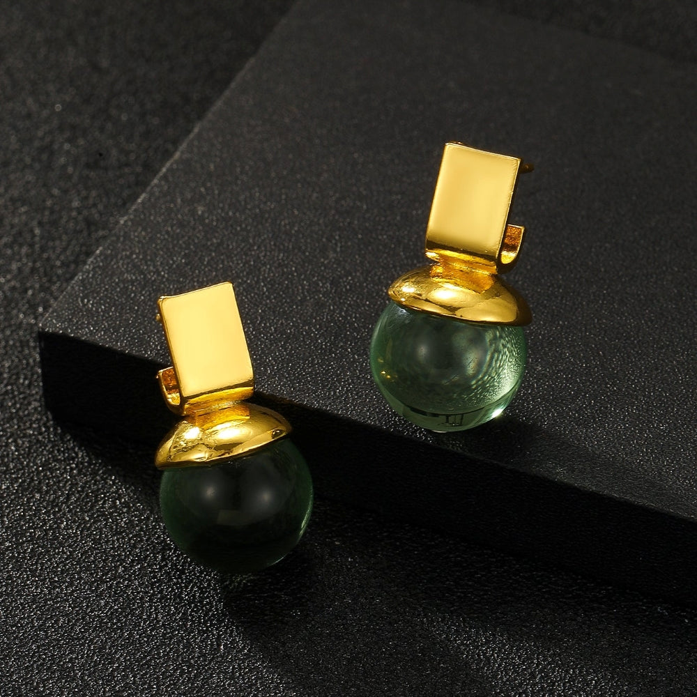 Charlie - Brincos vintage verdes