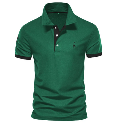 Marl - Polo elegante de mangas curtas para homens