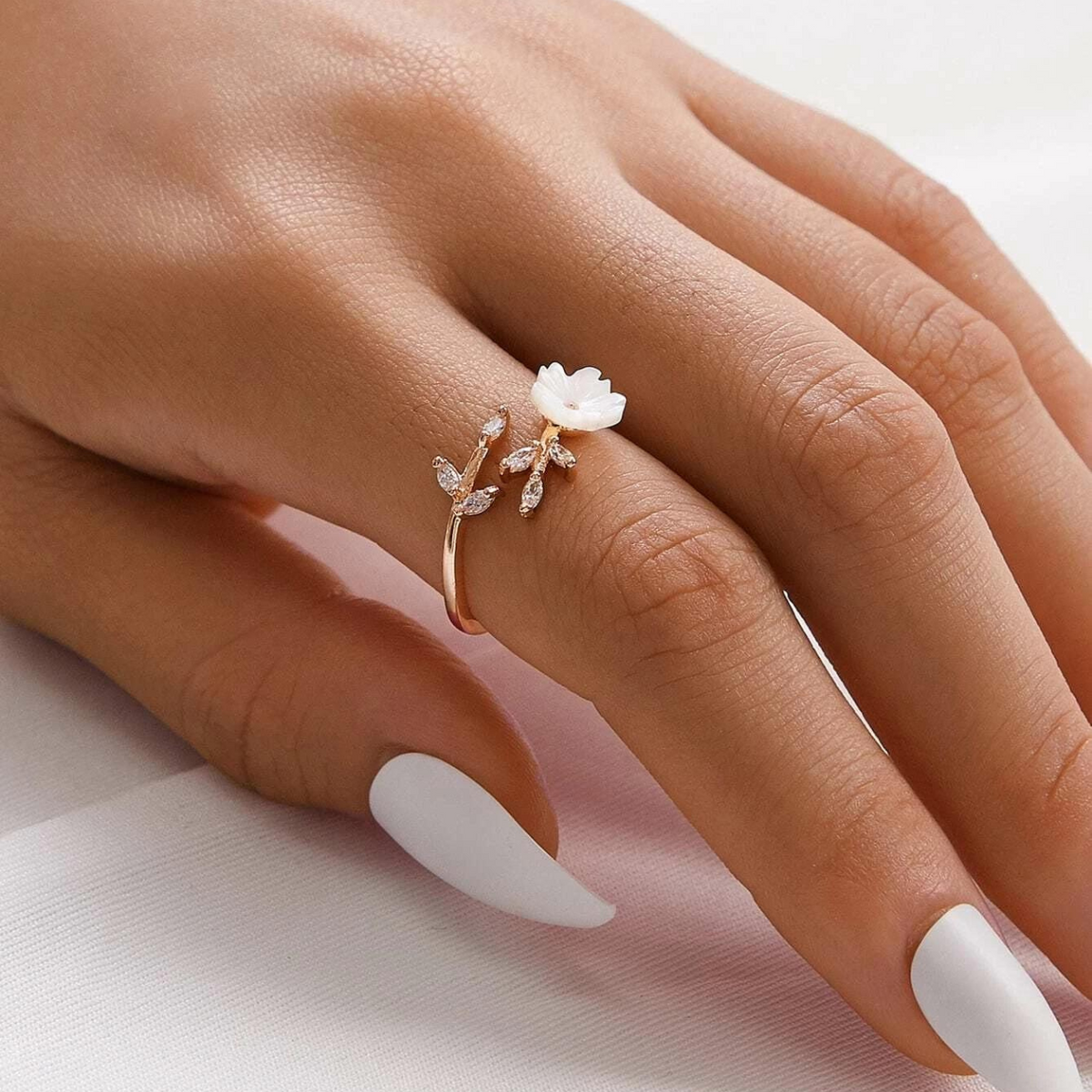 Bague Flor Selvagem - Bague Pétala Floral