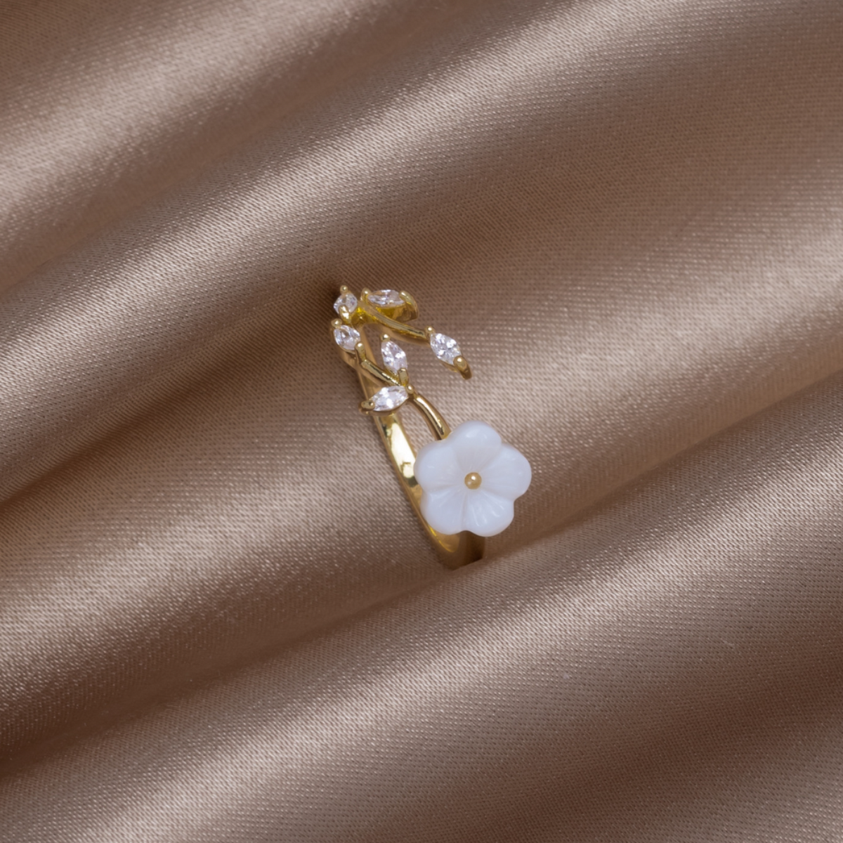 Bague Flor Selvagem - Bague Pétala Floral