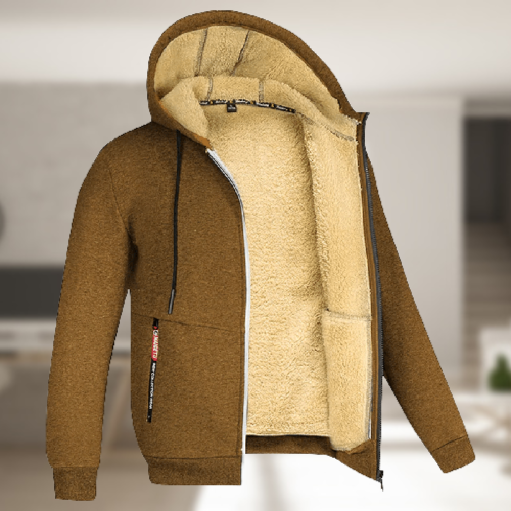 Andrew – Casaco de inverno com capuz de lã