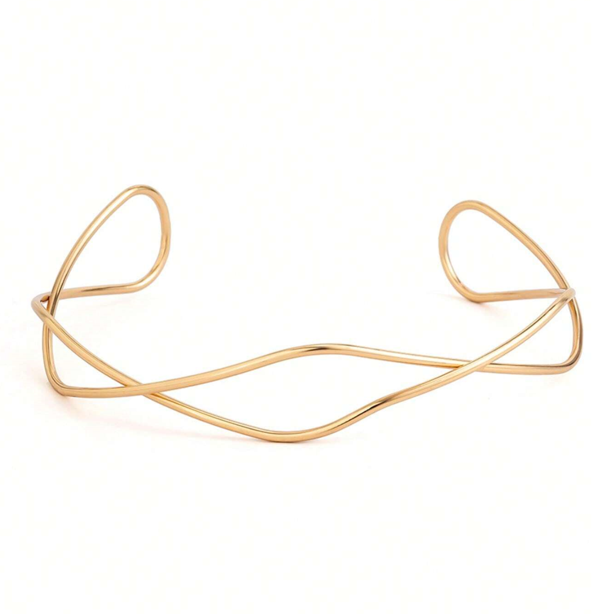 Colar em fio trançado - Choker moderno