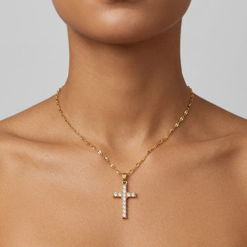 Noah – Colar com pendente cruz
