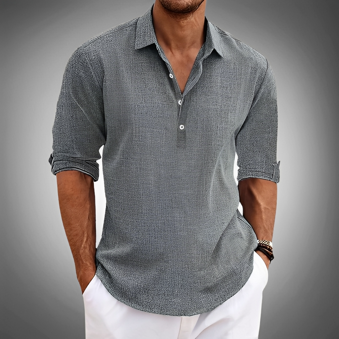 Edrian - Camisa de verão clássica para homem