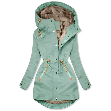 Carolyn - Moderna parka impermeável para mulheres