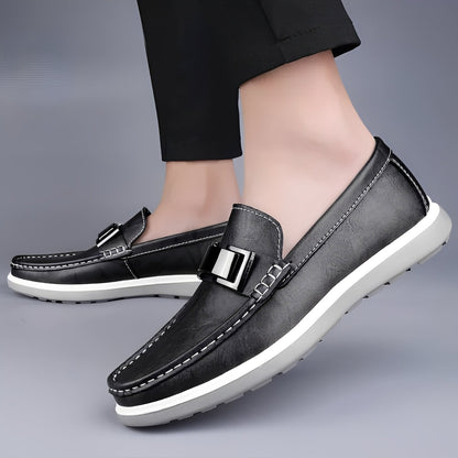 Martin - Casual flat leather shoes for men