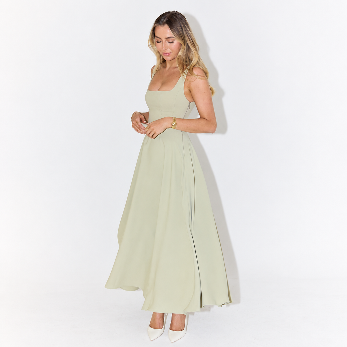 Melisa - Midi Vestido Feminino, Estiloso & Versátil