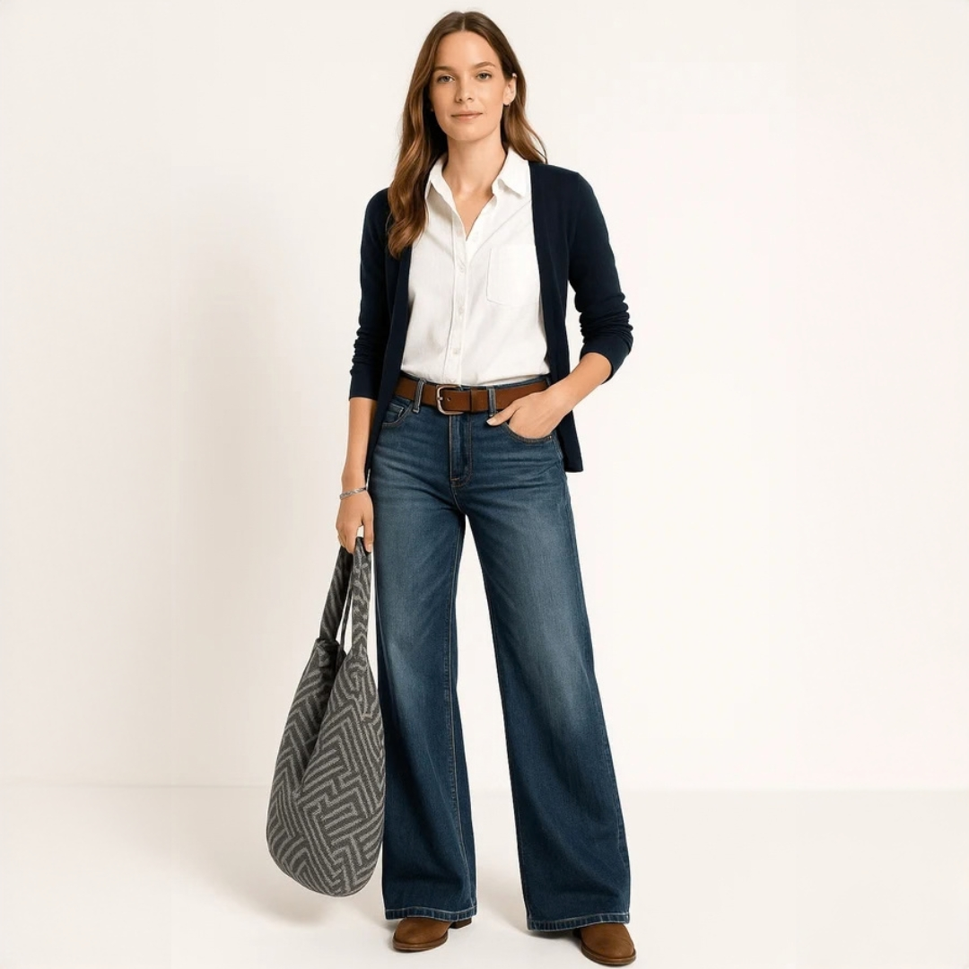 Majken - Jeans elegante com caimento solto
