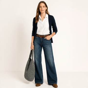 Majken - Jeans elegante com caimento solto