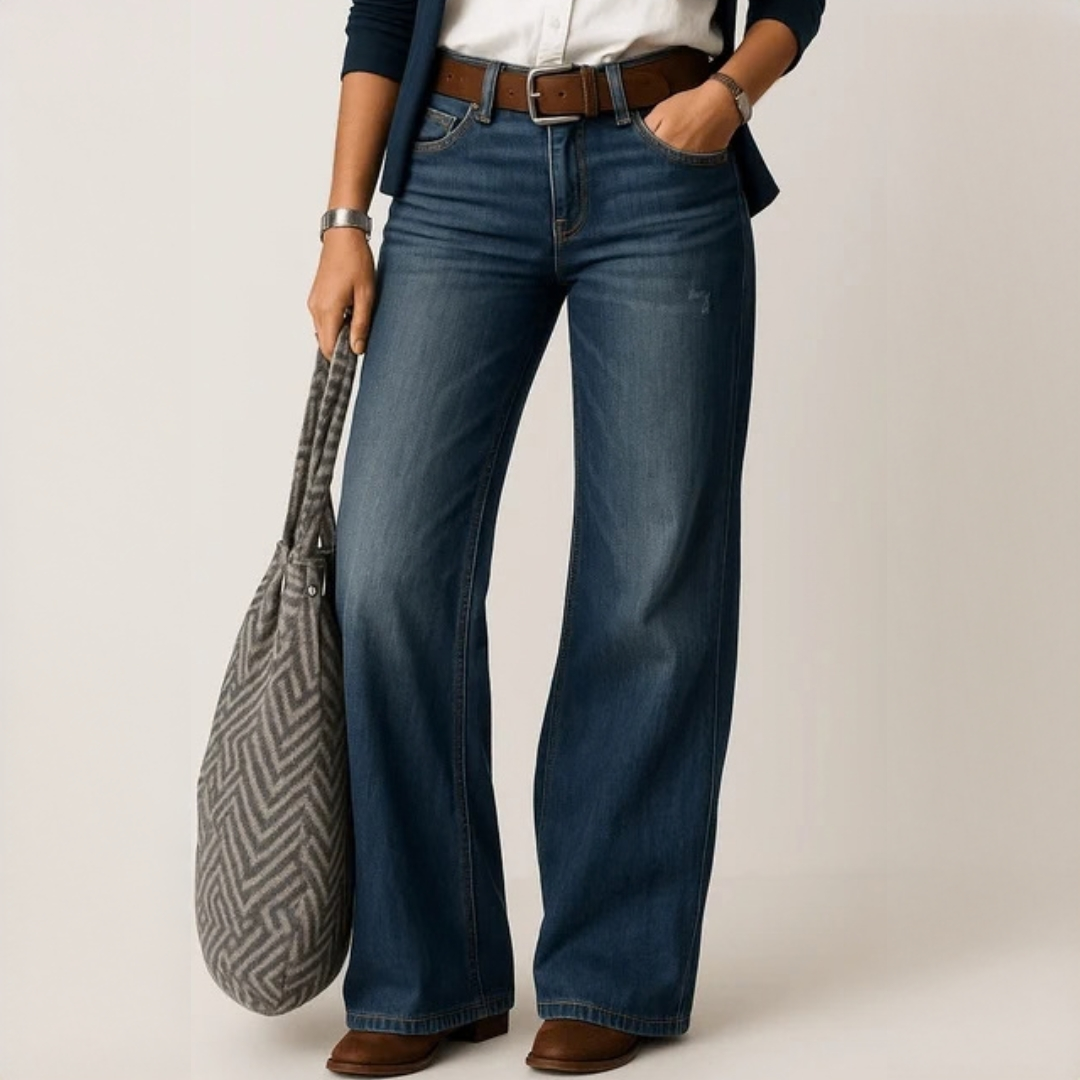 Majken - Jeans elegante com caimento solto