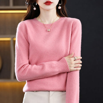 Erica - Suéter Feminino Casual com Gola Redonda
