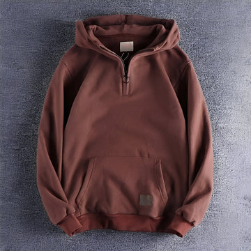 Tommy - Hoodie retrô com zíper para homens