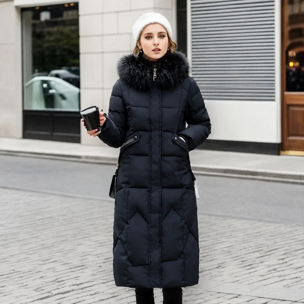 Fara - Casaco feminino em estilo italiano