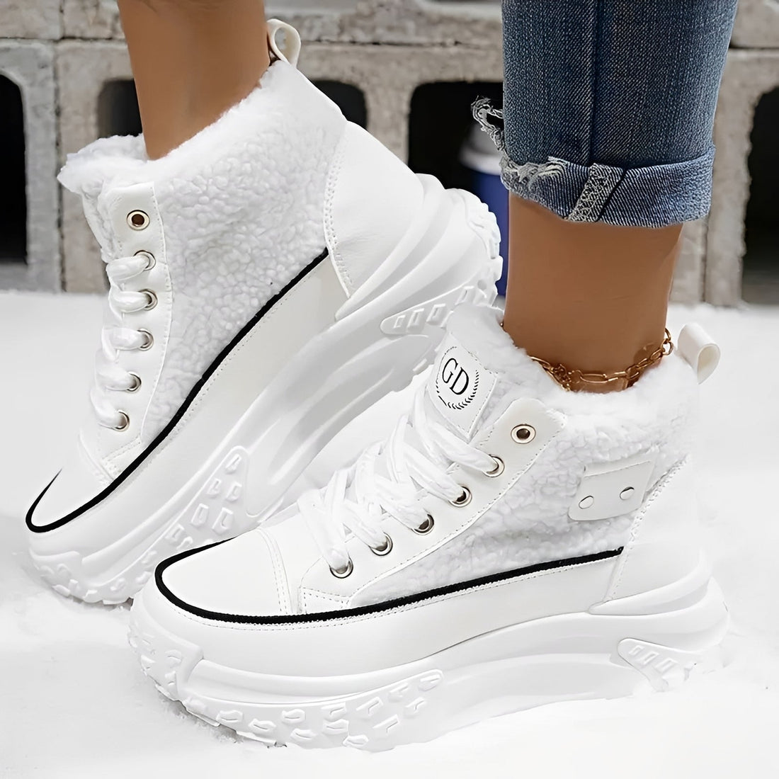 Irene - Botas de Inverno Confortáveis e Forradas