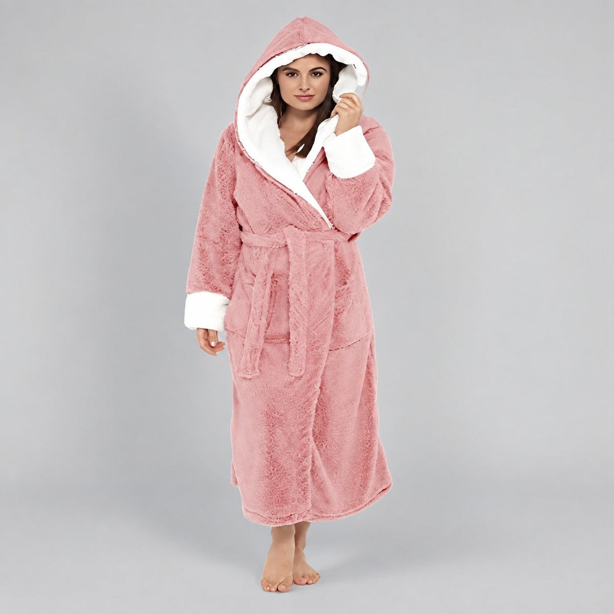 Aleta - Robe longo e macio para mulheres