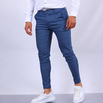 Arjun - Calças sociais masculinas, elegantes e de corte slim