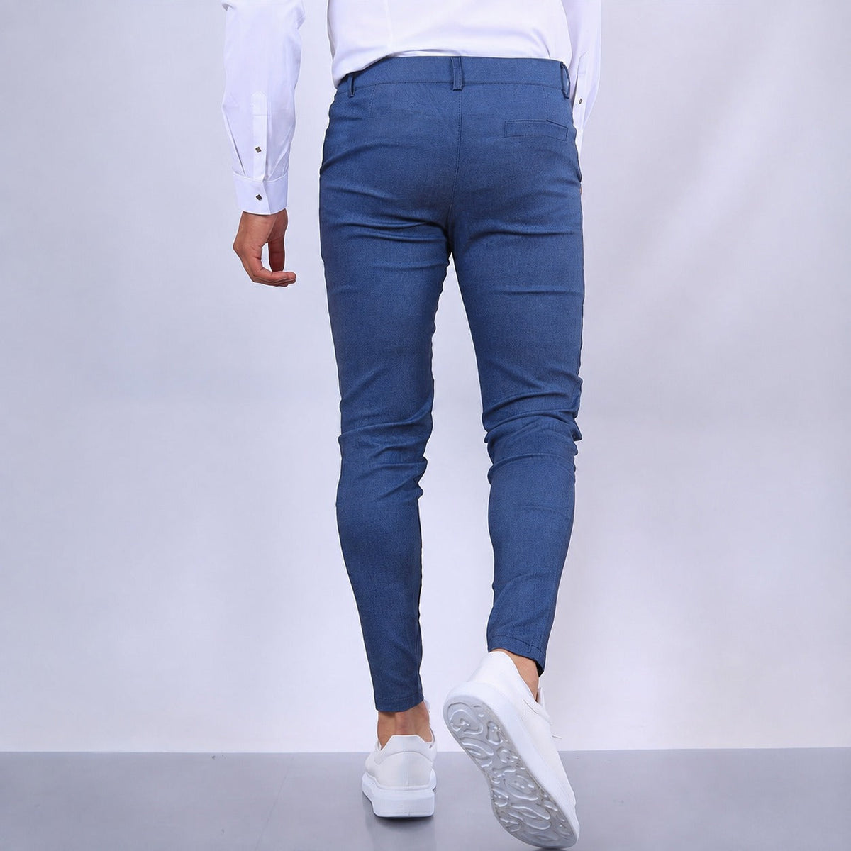 Arjun - Calças sociais masculinas, elegantes e de corte slim