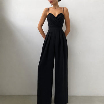 Becca - Macacão elegante de cintura alta