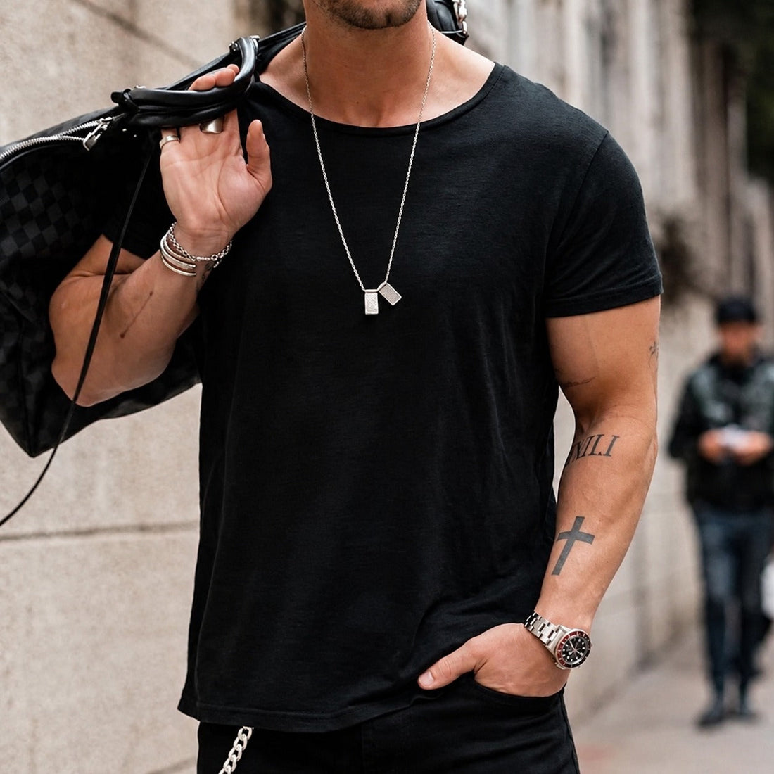 Lennon – Camiseta Casual do Dia a Dia com Ajuste Confortável