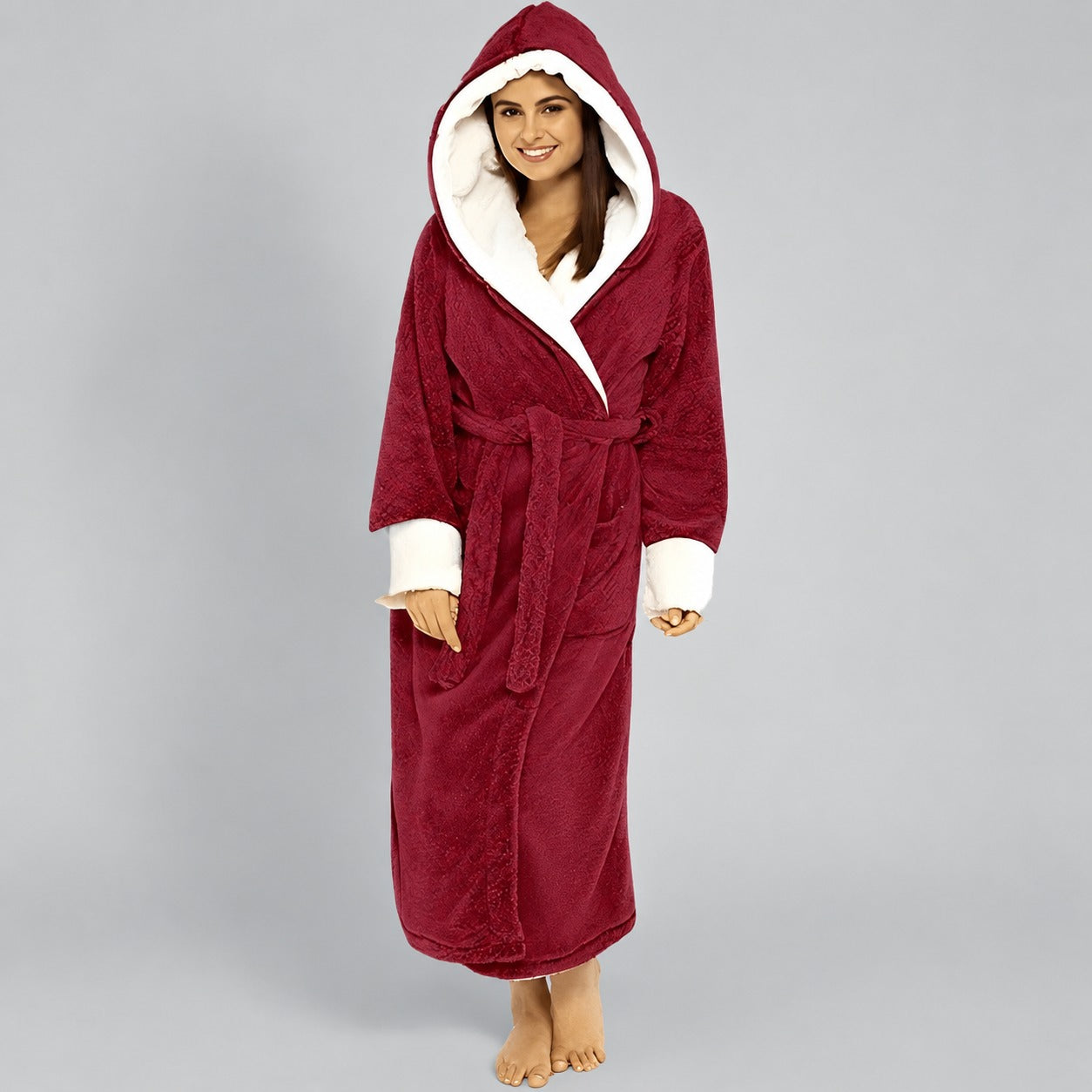 Aleta - Robe longo e macio para mulheres