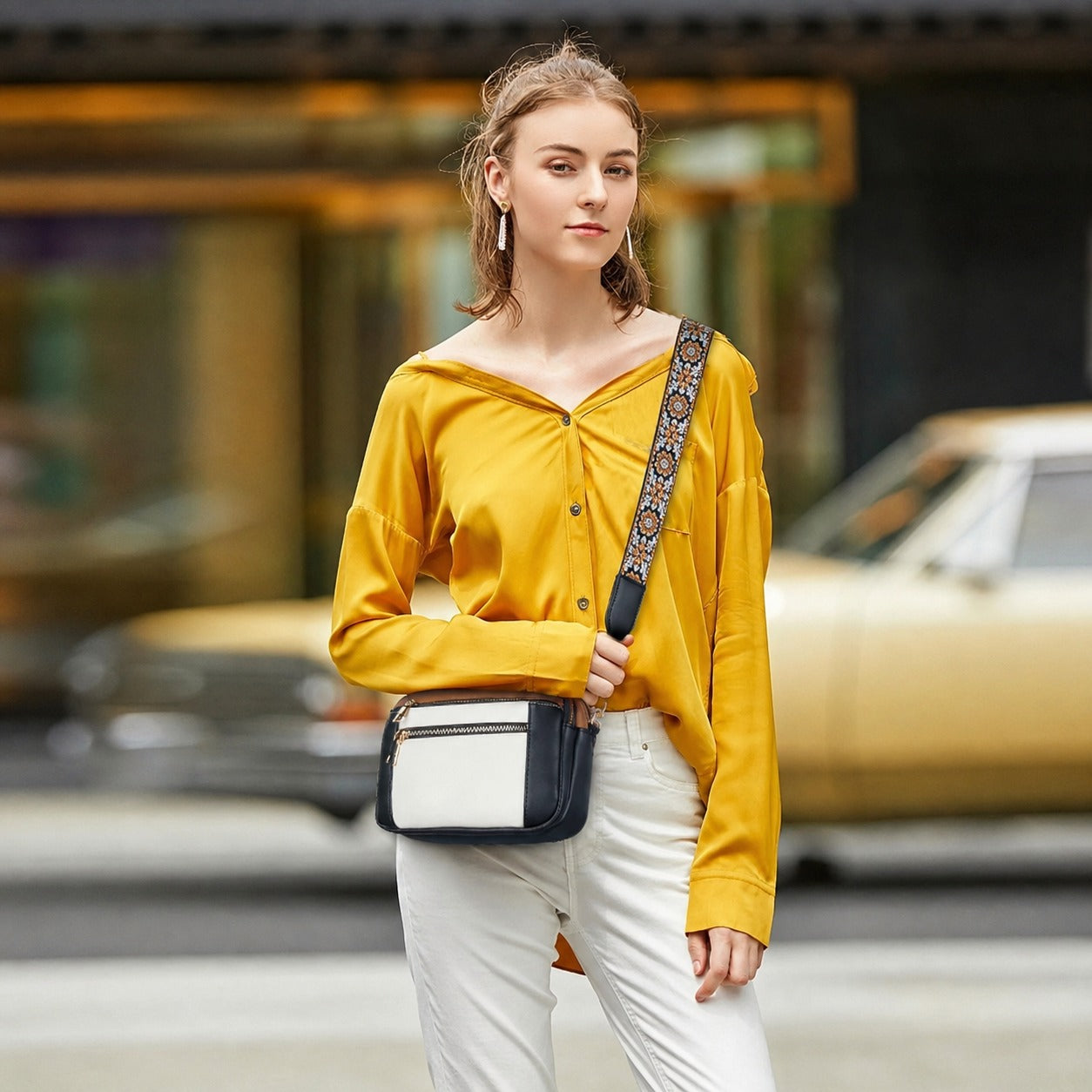 Marissa - Bolsa estilosa com zíper