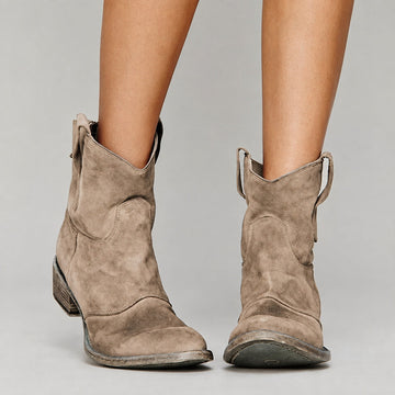 Jasmine - Botas modernas e casuais de cano baixo