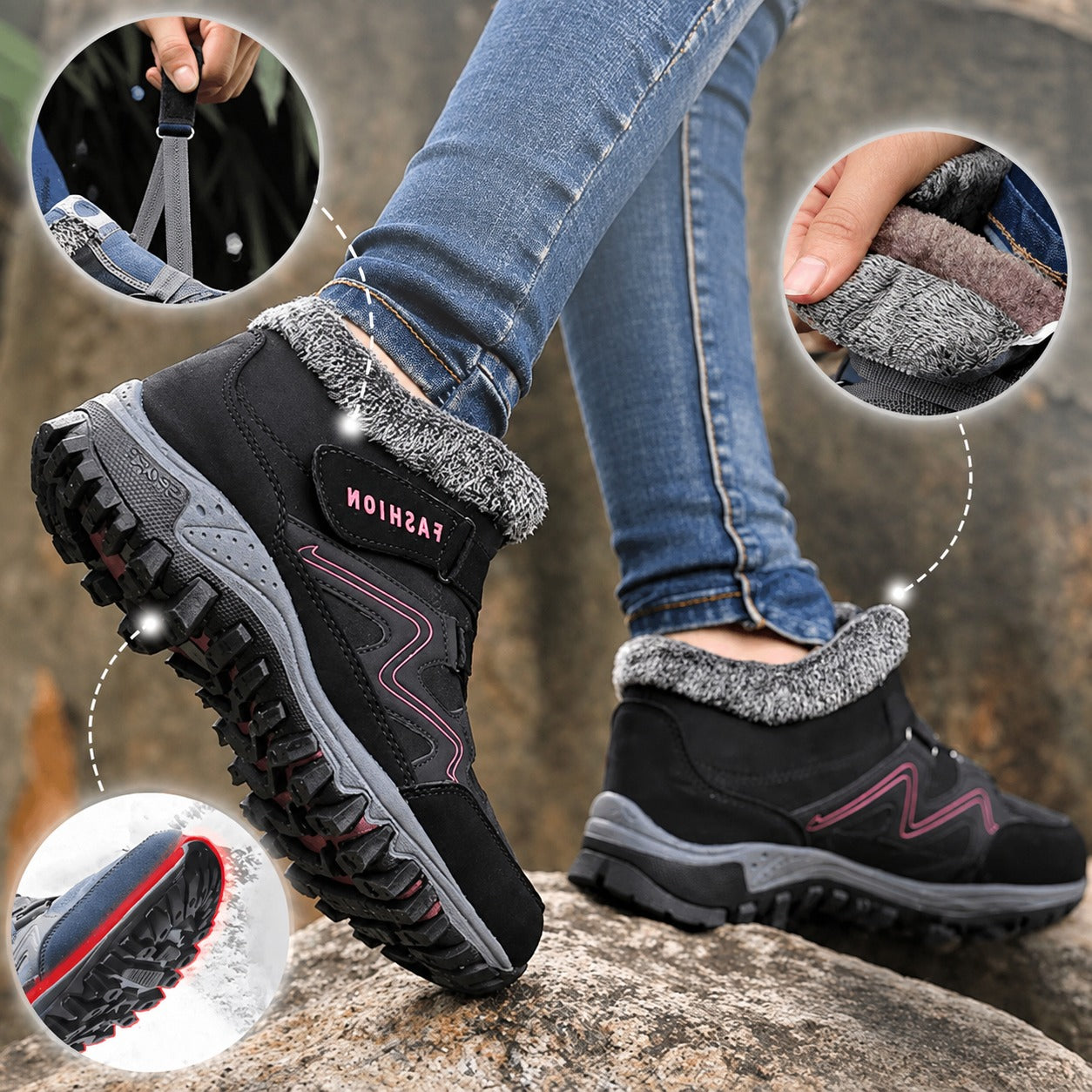 Tamara - Sapatos Confortáveis e Quentes