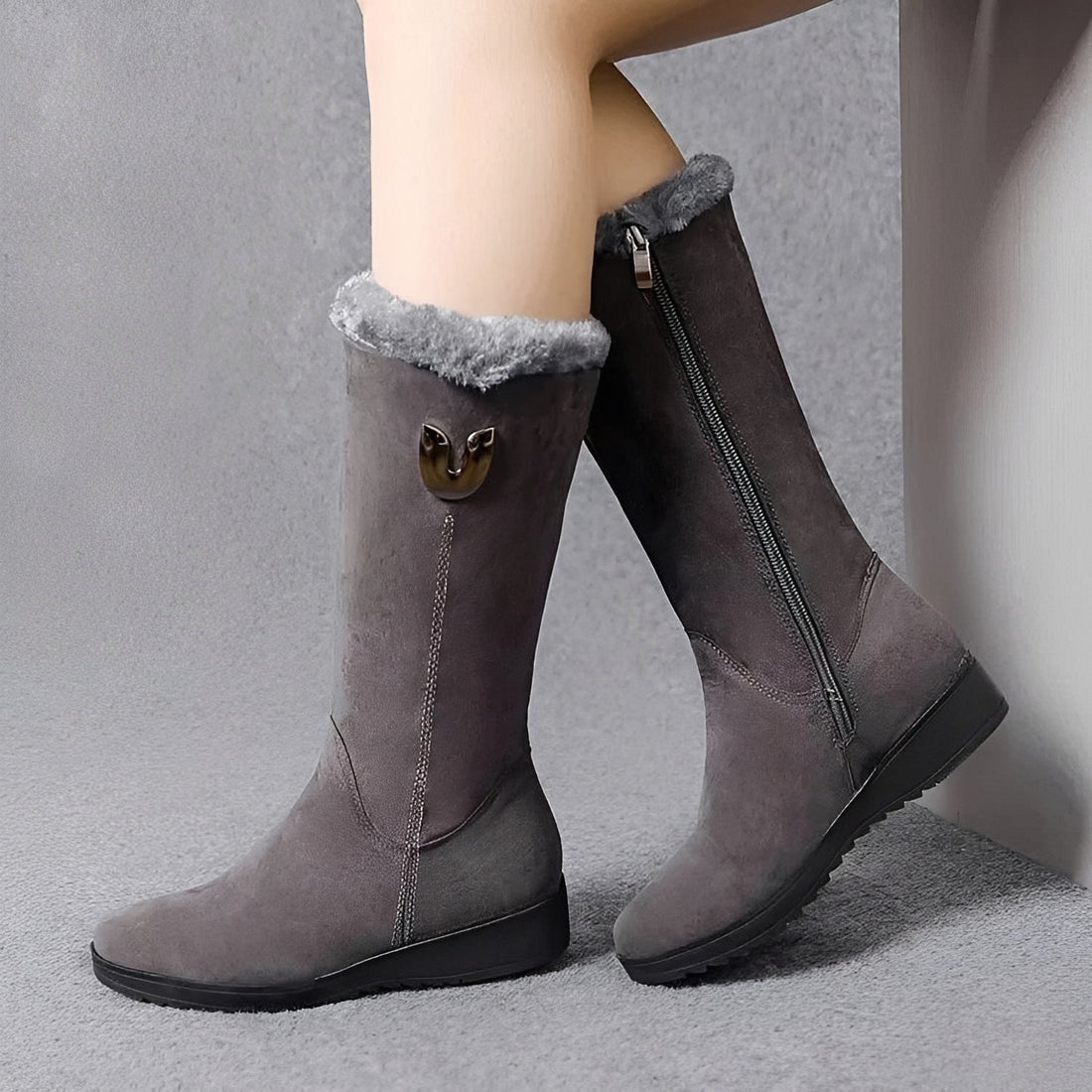 Carla - Botas de inverno aconchegantes e quentes
