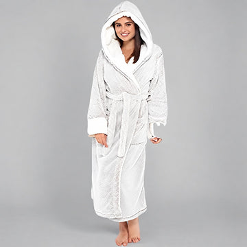 Aleta - Robe longo e macio para mulheres