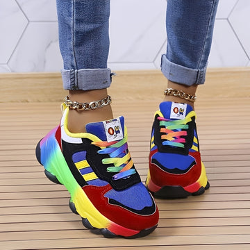 Erika - Sapatos Rainbow confortáveis