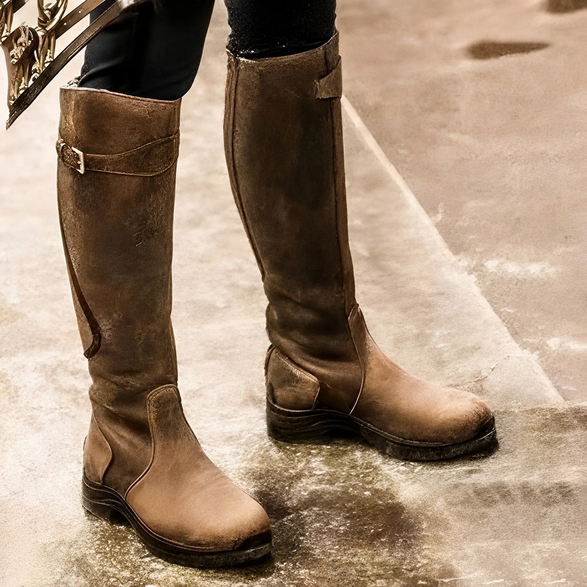 Athena - Botas altas de estilo retrô