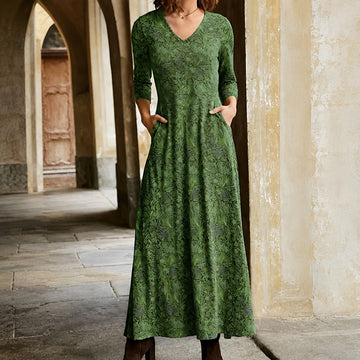 Sophie - Vestido clássico de manga longa para mulheres