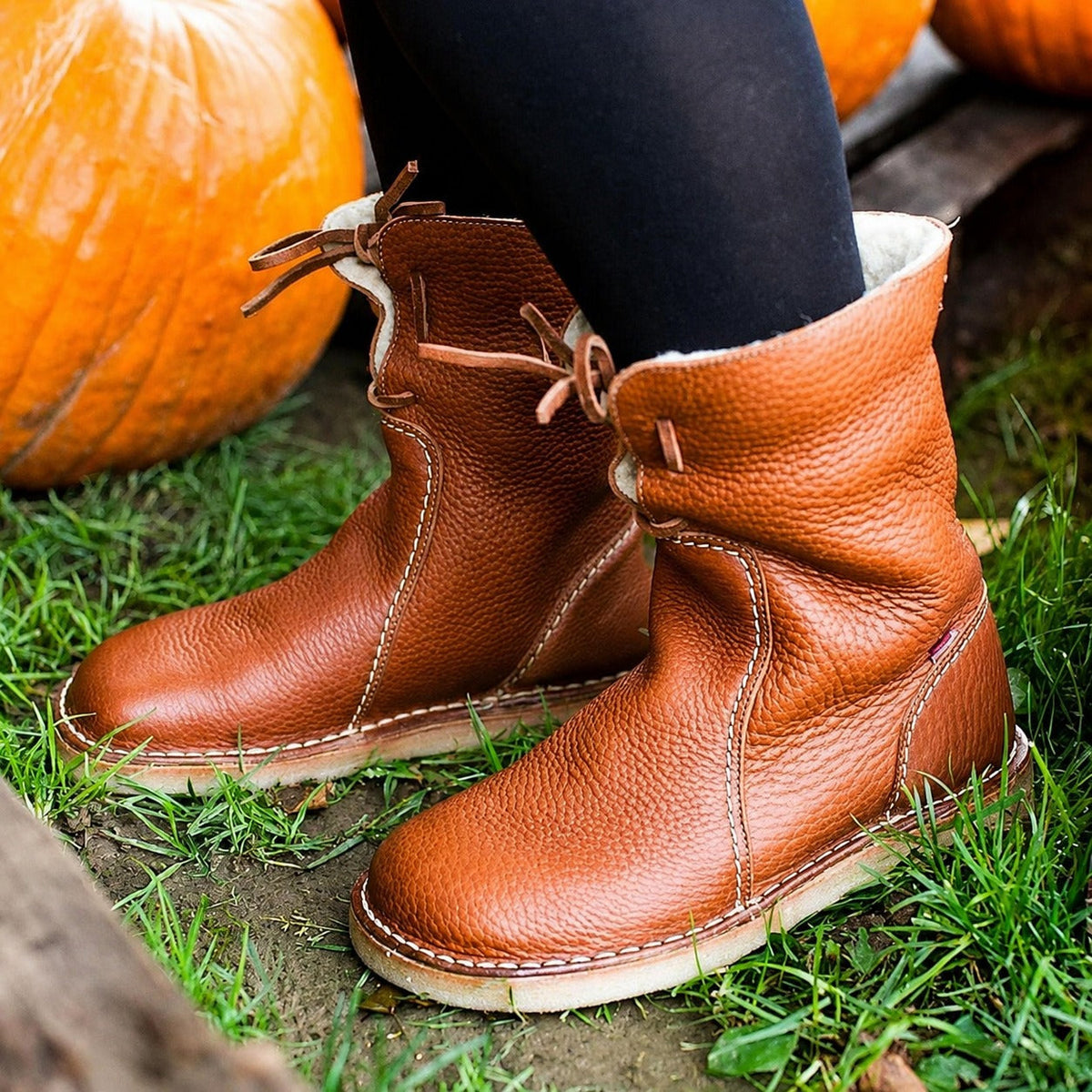 Asami - Botas femininas com forro quente
