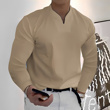 Corentin - Camisa de mangas compridas, macia e quente