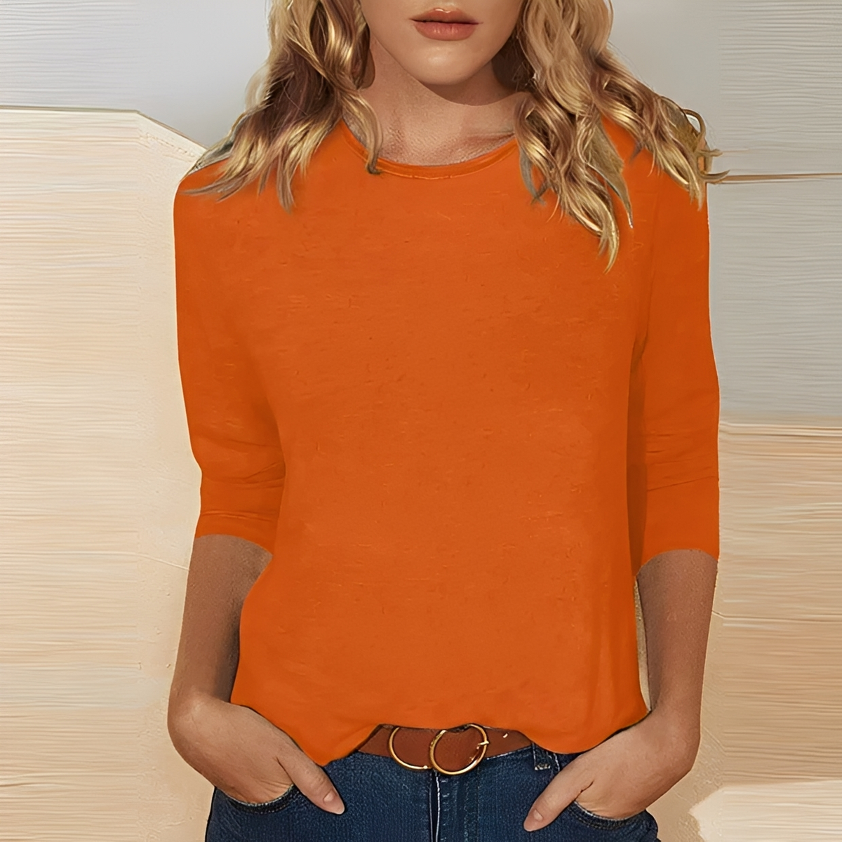 Kathlyn - Blusa elegante de mangas compridas
