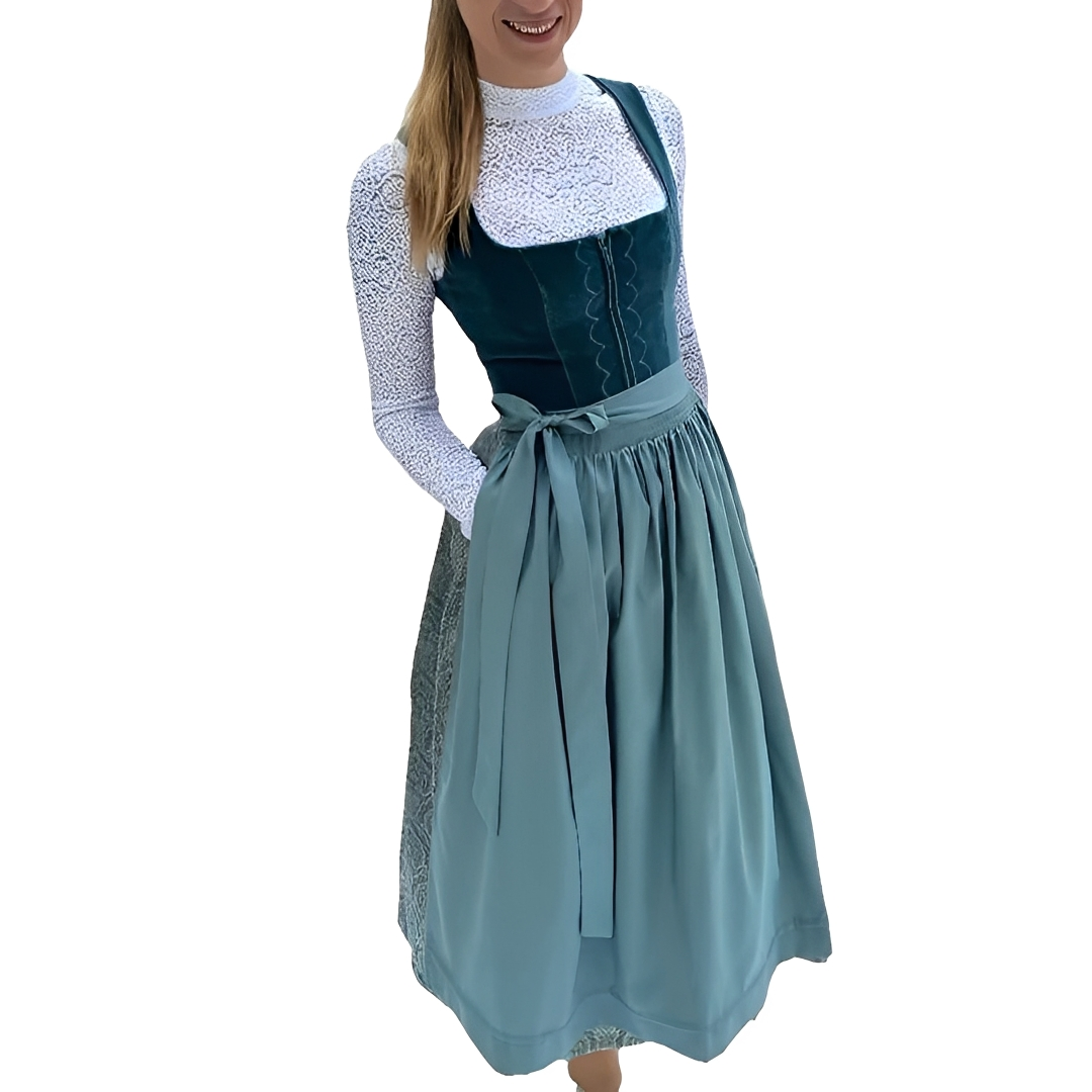 Muriel - Dirndl elegante para Oktoberfest para mulheres (sem forro)