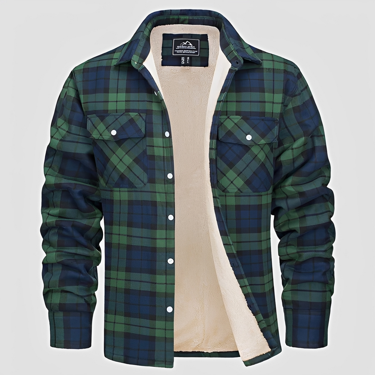 Marlon - Camisa Xadrez de Inverno Resistente