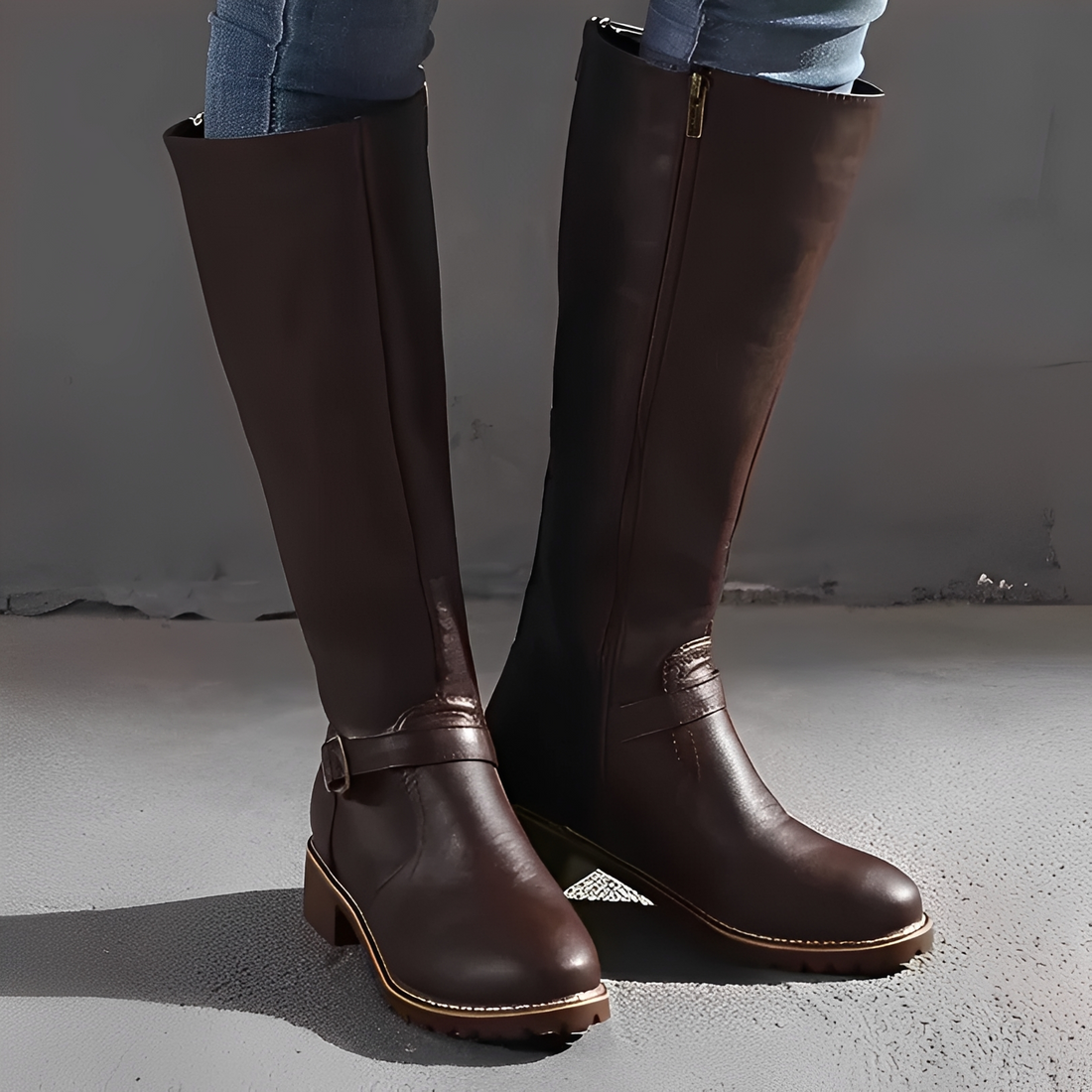 Livie - Botas elegantes com zíper