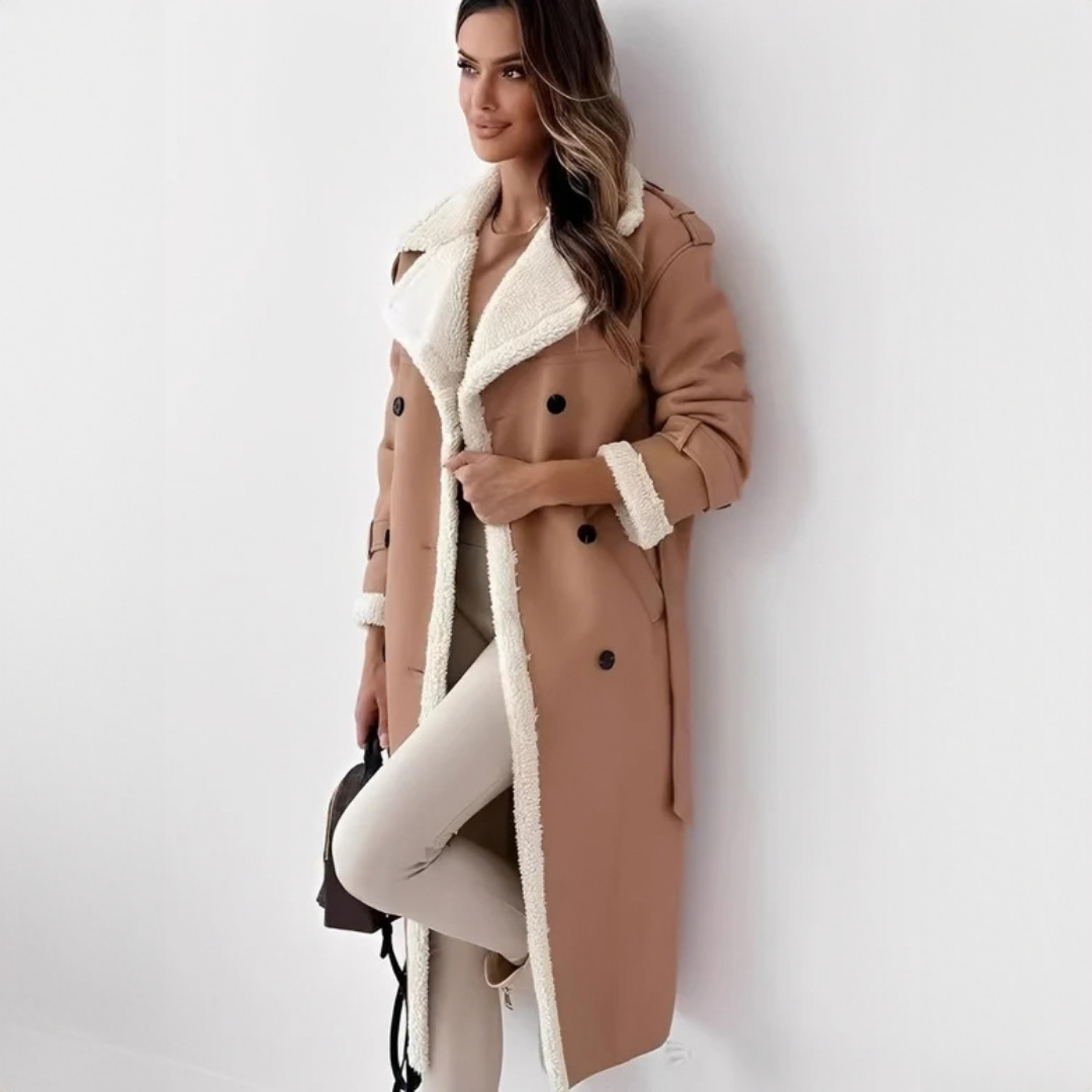 Sally - Casaco longo elegante e quente