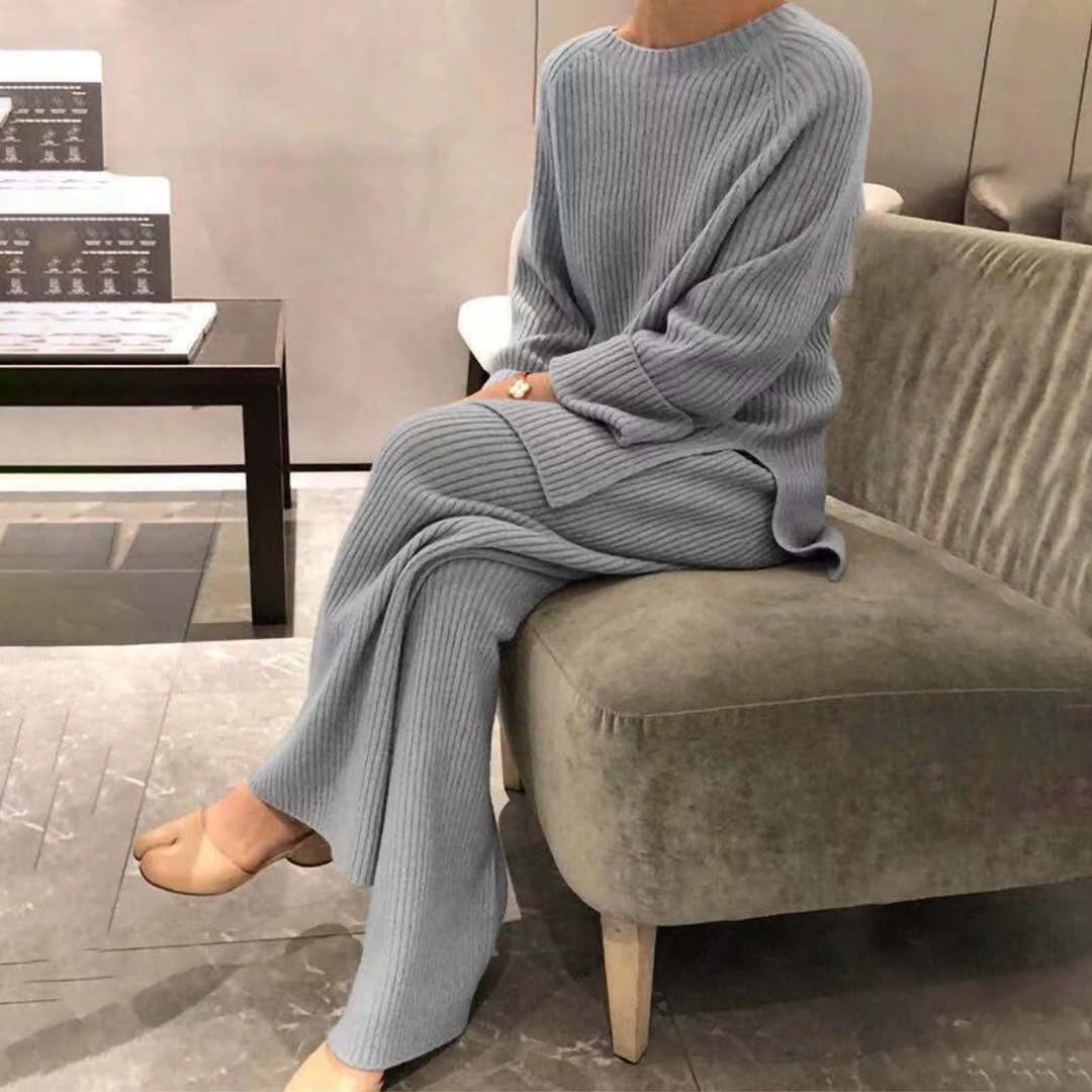 Samantha - Conjunto de pijama quente e macio