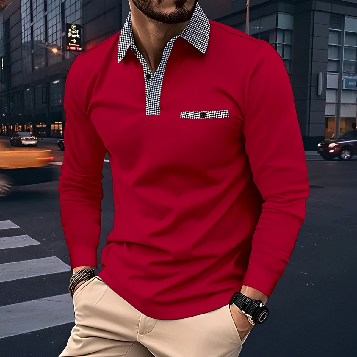 Dansel - Camisa robusta de mangas compridas