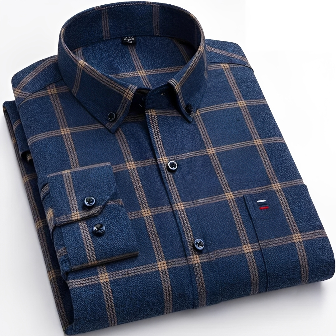 Louis - Camisa xadrez casual