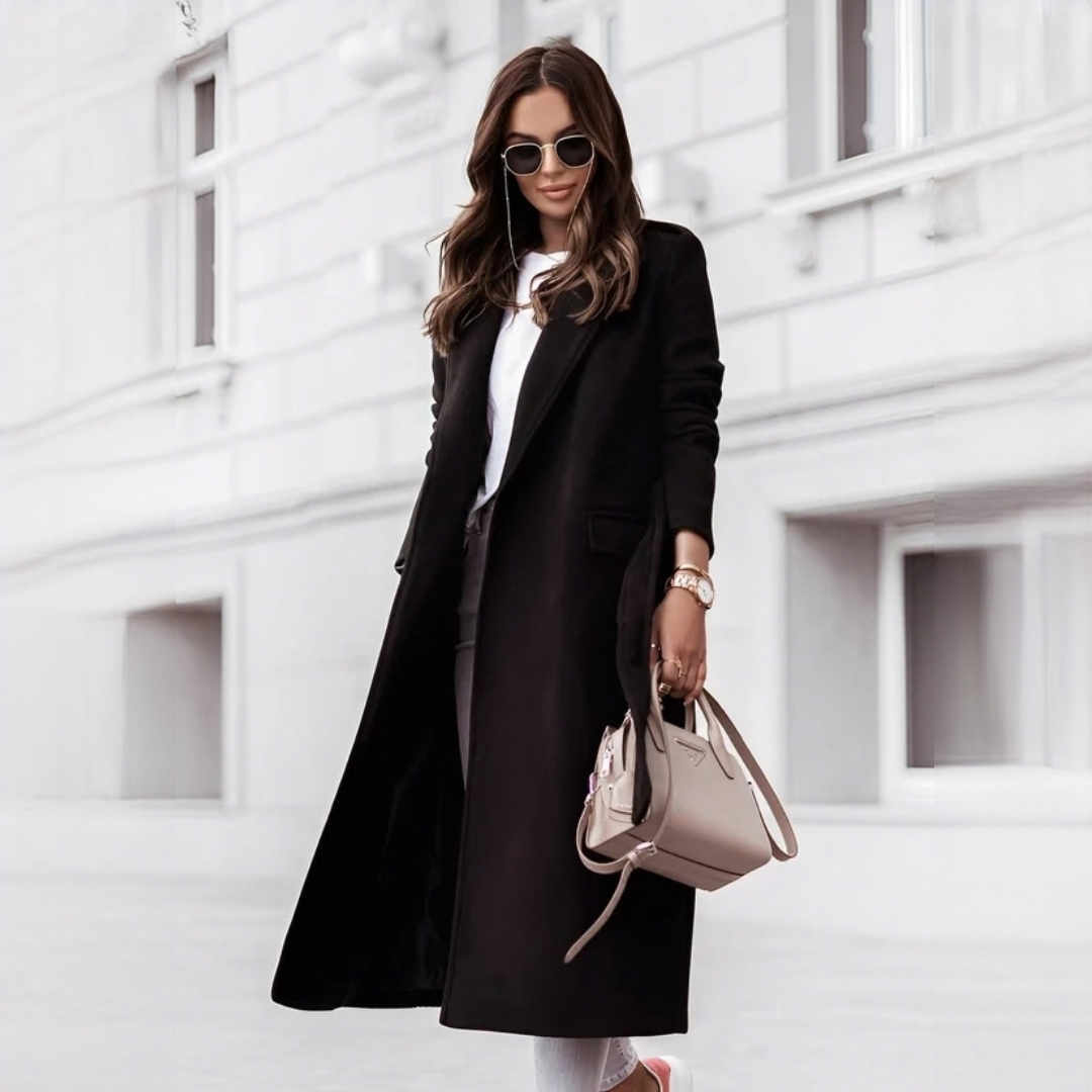 Haylie - Casaco elegante com cinto