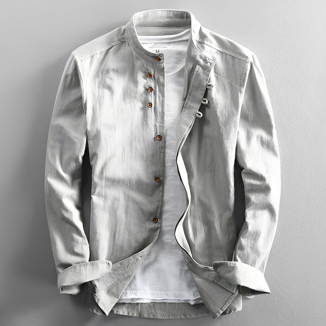 Oliver - Camisa de mangas compridas de estilo clássico